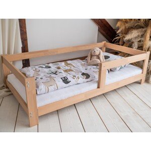 Woodisio Postel TODI Variant: 200 x 80, Barva: Přirodní dřevo