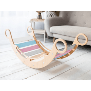 Woodisio Houpačka s deskami LULU maxi Barva: Barevná