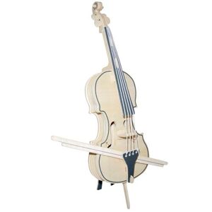 Woodcraft construction kit Woodcraft Dřevěné 3D puzzle cello