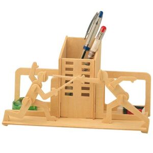 Woodcraft construction kit Woodcraft Dřevěné 3D puzzle stojánek na tužky šerm