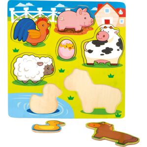 Small foot by Legler Small Foot Dřevěvé puzzle veselá farma