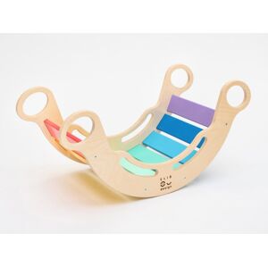 Elis design Montessori Duhová houpačka fresh 5v1