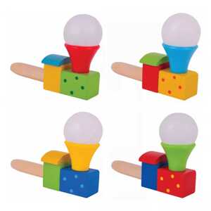 Bigjigs Toys Foukání lokomotiva s balónkem 1 ks