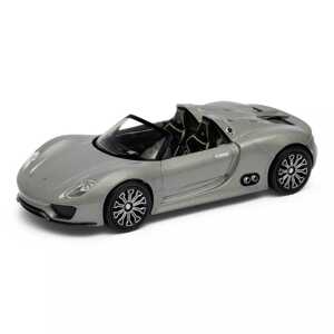 Welly Porsche 918 Spyder (concept) 1:34 stříbrné