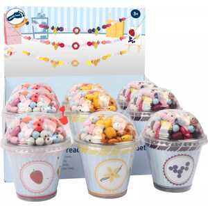 small foot Dřevěné korálky Candy 1ks fialová