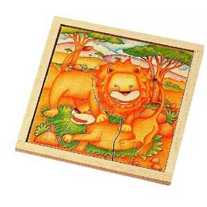 Voila Dřevěné puzzle LEV
