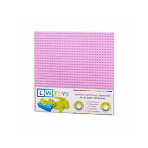 L-W Toys Základová deska 32x32 růžová