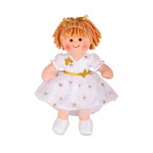 Bigjigs Toys Látková panenka Charlotte 28cm
