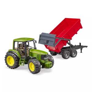 Bruder Traktor John Deere a sklápěcí valník