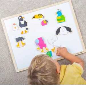 Bigjigs Toys Magnetky ptačí přátelé