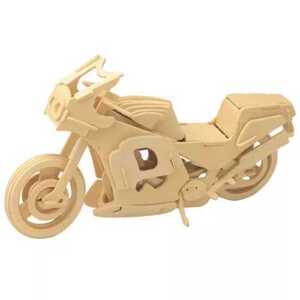 Woodcraft construction kit Woodcraft Dřevěné 3D puzzle Motorka závodní