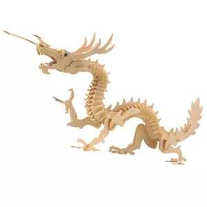 Woodcraft construction kit Woodcraft Dřevěné 3D puzzle drak