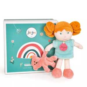Doudou Jolijou Paris Doudou Jolijou Panenka Miss Mint 21 cm