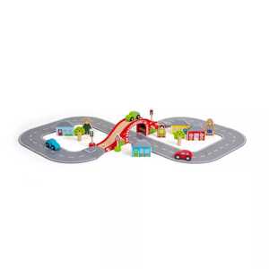 Bigjigs Rail Dřevěná silnice osmička