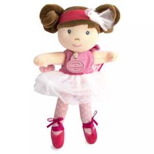 Doudou Jolijou Paris Doudou Jolijou Panenka mini baletka "Les Tutus" 23 cm světle růžové šaty