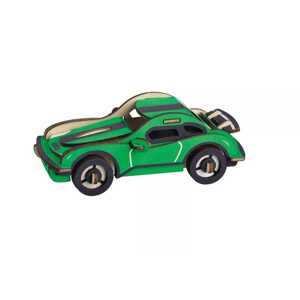 Woodcraft construction kit Woodcraft Dřevěné 3D puzzle Hurricane závodní auto