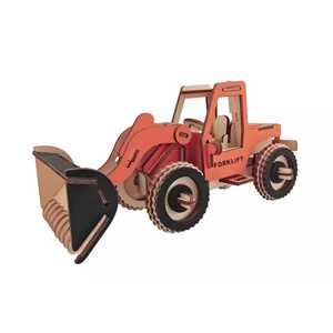 Woodcraft construction kit Woodcraft Dřevěné 3D puzzle Bagr