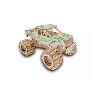 Woodcraft construction kit Woodcraft Dřevěné 3D puzzle Monster truck