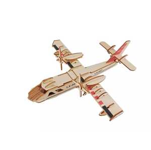 Woodcraft construction kit Woodcraft Dřevěné 3D puzzle Bombardér