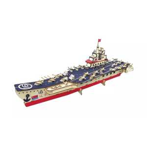 Woodcraft construction kit Woodcraft Dřevěné 3D puzzle Letadlová loď