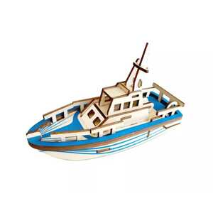 Woodcraft construction kit Woodcraft Dřevěné 3D puzzle Loď