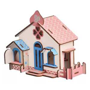 Woodcraft construction kit Woodcraft Dřevěné 3D puzzle Čokoládový dům