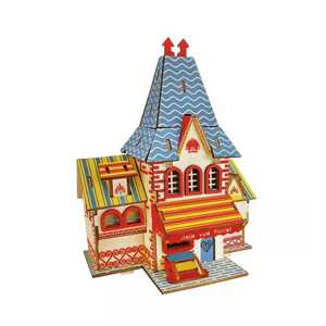 Woodcraft construction kit Woodcraft Dřevěné 3D puzzle Květinářství