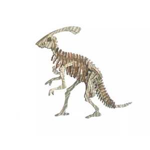Woodcraft construction kit Woodcraft Dřevěné 3D puzzle Parasaurolophus