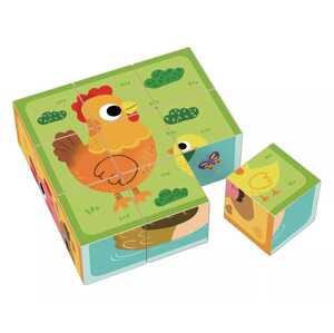 2Kids Toys Dřevěné kostky Farma