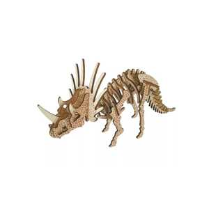 Woodcraft construction kit Woodcraft Dřevěné 3D puzzle Triceratops