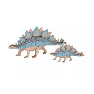 Woodcraft construction kit Woodcraft Dřevěné 3D puzzle Stegosarus 2 v 1