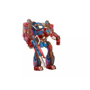 Woodcraft construction kit Woodcraft Dřevěné 3D puzzle Powersuit barevný