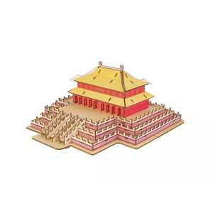 Woodcraft construction kit Woodcraft Dřevěné 3D puzzle The Hall of Supreme Harmony
