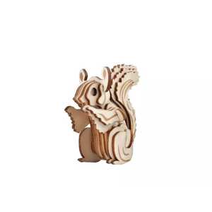 Woodcraft construction kit Woodcraft Dřevěné 3D puzzle Veverka