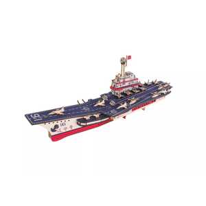 Woodcraft construction kit Woodcraft Dřevěné 3D puzzle Letadlová loď Liaoning