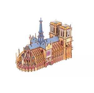 Woodcraft construction kit Woodcraft Dřevěné 3D puzzle Katedrála Notre-Dame
