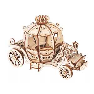 Woodcraft construction kit Woodcraft Dřevěné 3D puzzle Pohádkový kočár