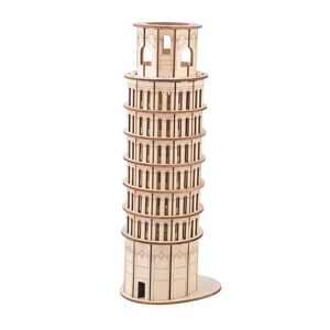 Woodcraft construction kit Woodcraft Dřevěné 3D puzzle Šikmá Věž V Pise