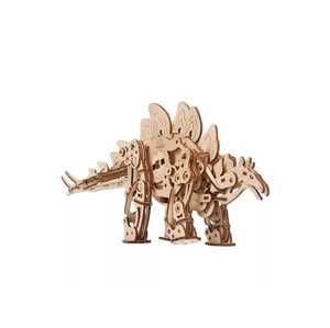Ugears 3D dřevěné mechanické puzzle Stegosaurus