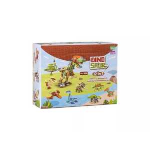 L-W Toys Set kostek Dinosaurus 12 v 1