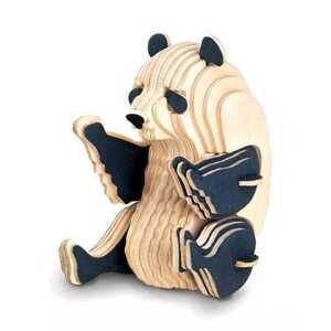 Woodcraft construction kit Woodcraft Dřevěné 3D puzzle panda
