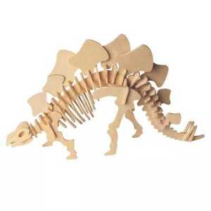 Woodcraft construction kit Woodcraft Dřevěné 3D puzzle Stegosaurus velký
