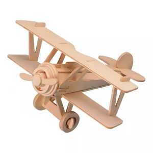 Woodcraft construction kit Woodcraft Dřevěné 3D puzzle Dvouplošník