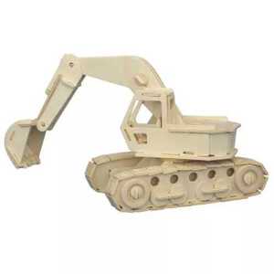 Woodcraft construction kit Woodcraft Dřevěné 3D puzzle Bagr