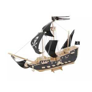 Woodcraft construction kit Woodcraft Dřevěné 3D puzzle pirátská loď