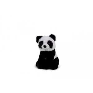 Teddies Panda sedící plyš 15cm 0m+