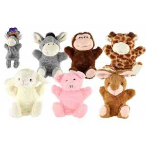 Teddies Maňásek Zvířátko plyš 30cm 6 druhů 18m+