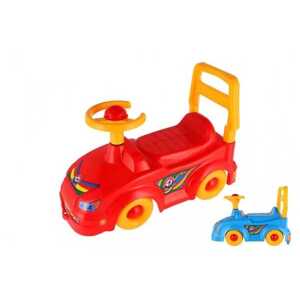 Teddies Odrážedlo auto plast 25x57x36cm 2 barvy v sáčku od 12 do 35 měsíců