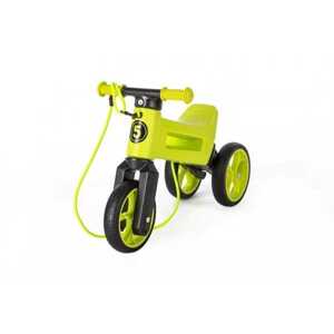 Teddies Odrážedlo FUNNY WHEELS Rider SuperSport zelené 2v1+popruh, výš. sedla 28/30cm nos. 25kg 18m+ v sáčku