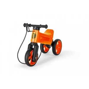 Teddies Odrážedlo FUNNY WHEELS Rider SuperSport oranž. 2v1+popruh, výš. sedla 28/30cm nos. 25kg 18m+ v sáčku